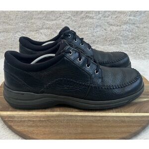 Clarks Mens Shoes Size 12M 26066039 Black Lace Up Comfort Shoes EUC!!